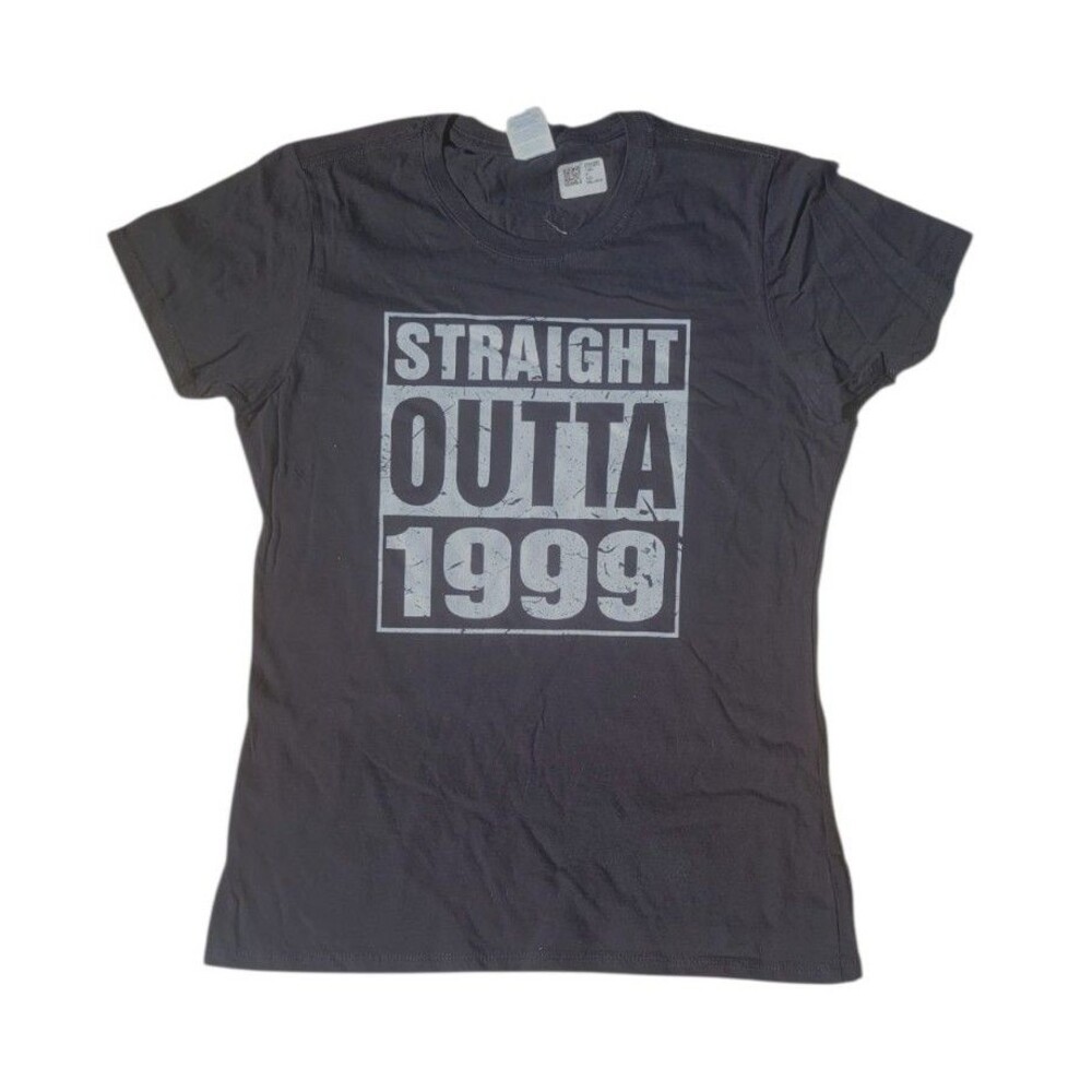Straight Outta 1999 Women's Medium Black Shirt NEW